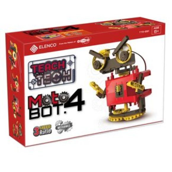Elenco Motobot 4 Robot Building Kit NEW IN BOX - Picture 1 of 7